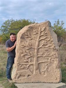 Pirosbicikli 60 éves férfi, Bács-Kiskun megye